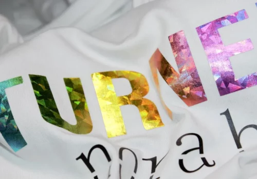 Multicolor foil screen printing